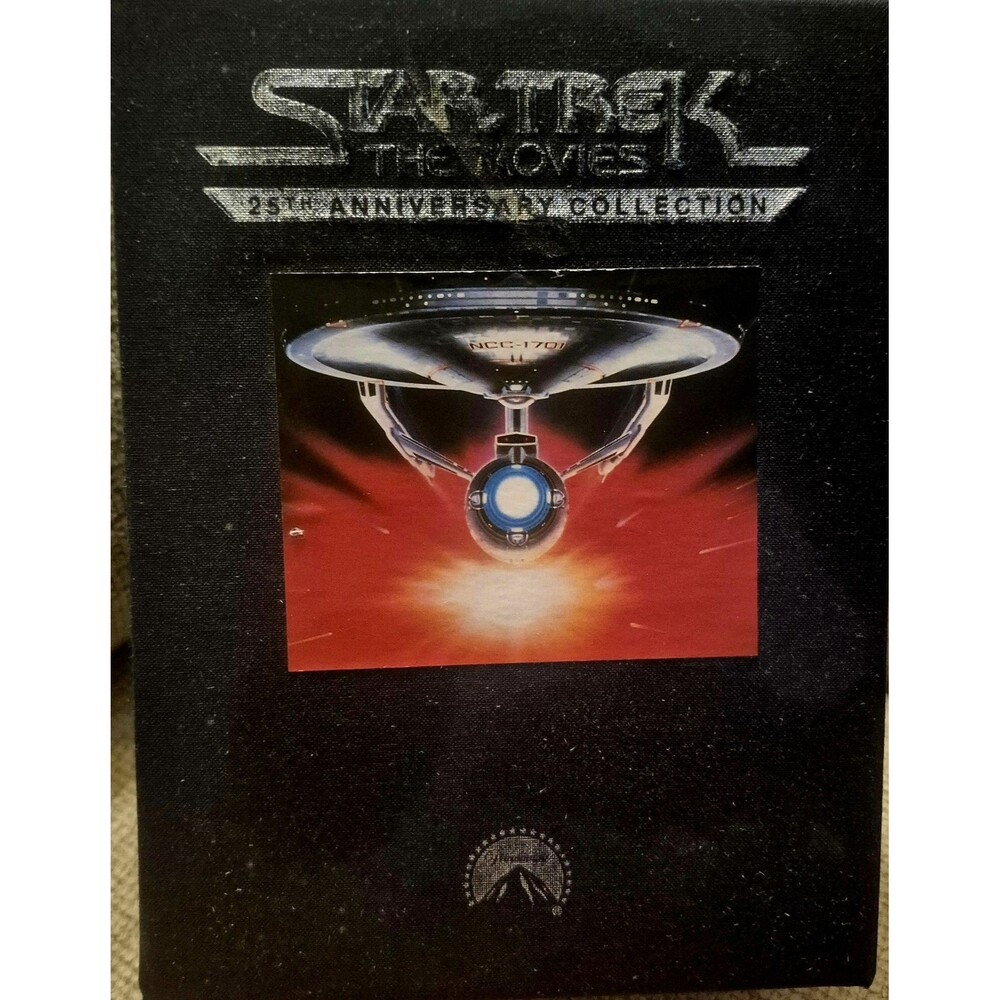 Star Trek The Movies 25th Anniversary   Vhs Box Set 5 Tapes Factory Sealed